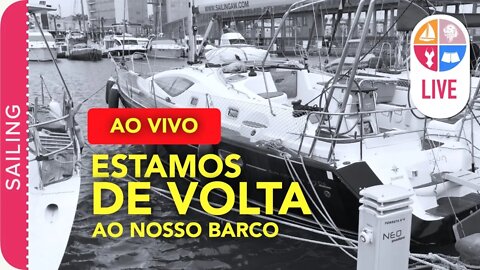 De volta ao barco! Vamos contar os planos e novidades ao VIVO - Sailing Around the World