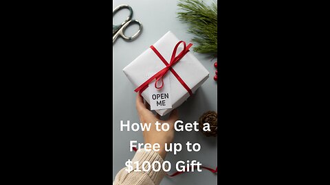 How to Get a Free up to $1000 Gift!!!! Just for the USA