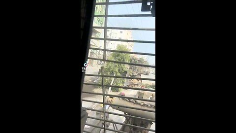 Israeli soldiers posted a video of them destroying a tree and an electricity pole in Gaza for fun.