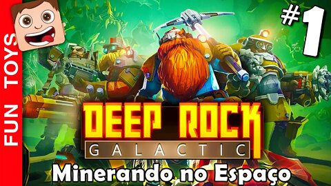 Deep Rock Galactic #1 - Minecraft no Espaço? Multiplayer onde enfrentamos MONSTROS e MINERAMOS