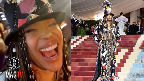 Erykah Badu Gives Sneek Peek Inside Met Gala After Party! 💃🏾