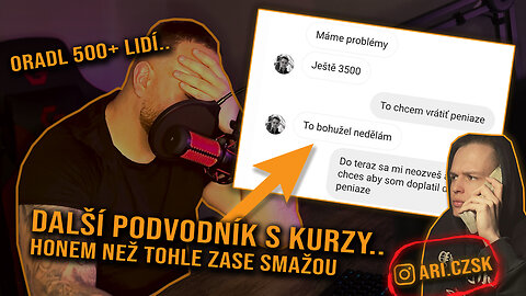 MRKNI NA TOHLE DŘÍVE NEŽ TO ZASE SMAŽOU! Další podvodník - ARI.CZSK