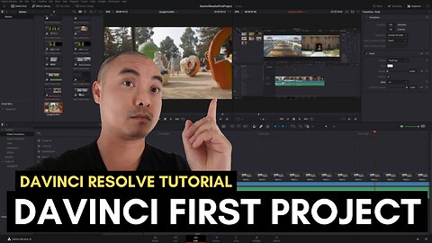 Davinci Resolve Tutorial For Beginners (Creating Your First Davinci Resolve Project)