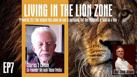 Lion Zone EP7 Charles E Carlson Peace Maker & Activist expert on Zionism Interview 2 12 24