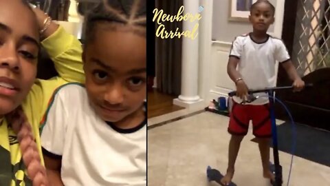 Derrick Rose Son PJ Is Out Here Living His Best Mansion Life! 🏘