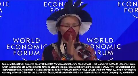 World Economic Forum | WEF 2024 | Why Is a Satanic Witch Doctor Involved In the 2024 World Economic Forum Meetings? Why Is the World Economic Forum Involving Witchcraft In Their 2024 Meetings?
