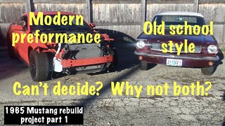 1965 Ford Mustang convertible 5.0 Coyote swap rebuild part 1