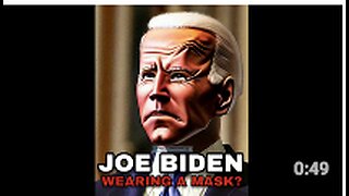 JOE BIDEN: 𝗪𝗘𝗔𝗥𝗜𝗡𝗚 𝗔 𝗠𝗔𝗦𝗞??