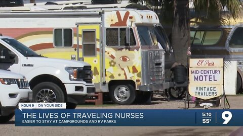 "I wouldn't change a thing" Traveling nurses head to RV and campgrounds for short term living