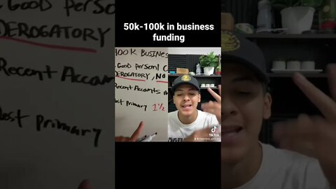 100k Business funding