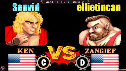 Street Fighter II: The World Warrior (Senvid Vs. ellietincan) [U.S.A. Vs. U.S.A.]