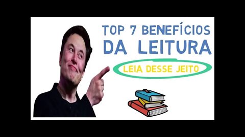 Top 7 BENEFÍCIOS DA LEITURA | Saiba os principais benefícios da leitura para o cérebro