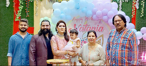 Nerisa & Shahrukh Brian's Daughter Natania's 1st Birthday celebrations April 29, 2023 at Urooj Lawn.