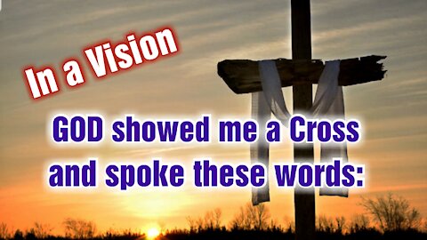 Vision of a Cross and GOD spoke this message! Take Heed⚠️ #Share #Jesus #rapture #Cross #endtimes