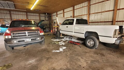 Building Up My New Shop & Keeping Busy With 2nd Gen Cummins Trucks!