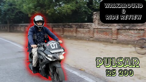 YEH BIKE R15 SE BEHTAR HAI | Pulsar RS 200 | Walkaround & RIDE REVIEW | VLOG @Punjabi_chetan07