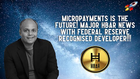 Micropayments Is The Future! MAJOR HBAR NEWS!!!