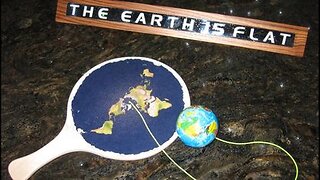 Flat Earth Paddle Ball by Chris C Pontius ✅