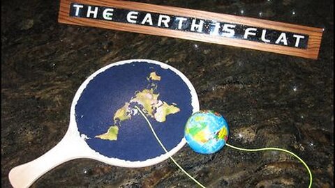 Flat Earth Paddle Ball by Chris C Pontius ✅