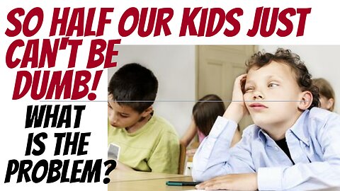 Just why DO we send our kids to school? Think about that for a moment.