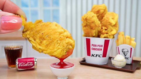Crispy Miniature KFC Fried Chicken Recipe Idea by Meo 🍗 How To Make Chicken Peri Peri