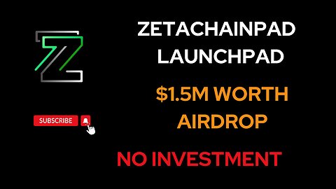 ZetaChainPad Airdrop | No investment Airdrop | Potential Airdrop | Crypto Airdrop | Airdrop