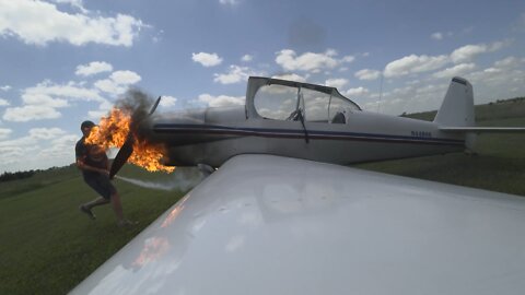 My airplane caught on FIRE!
