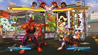 Street Fighter X Tekken: Jin & Akuma vs M. Bison & Lei - 2K 1440p