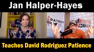 Jan Halper-Hayes ~ Teaches David Rodriguez Patience