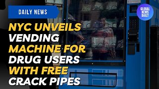 NYC Unveils Vending Machine for Drug Users with Free Crack Pipes