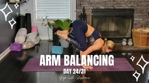 CROW Yoga Flow | Day 24 of 31 Days of Yoga | Short and to the Point Yoga | Arm Balancing Yoga