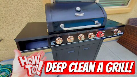 How to deep clean a gas grill to make it look brand new