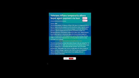 Good News for VA Buyers 🏘