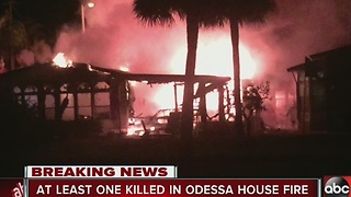 Odessa house fire kills one person, sends another to the hospital