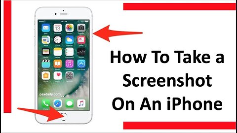 How To TAKE A Screenshot On An iPhone - Basic Tutorial | New
