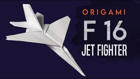 How to make a F16 paper airplane [TBT]