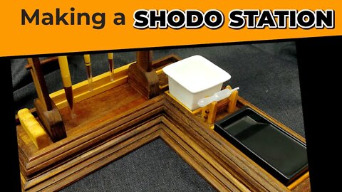 Making a Japanese SHODO Station (Calligraphy Station)