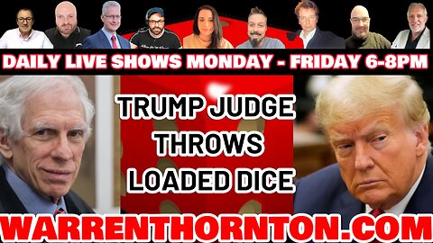 TRUMP JUDGE THROWS LOADED DICE WITH LEE SLAUGHTER & WARREN THORNTON