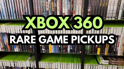 Xbox 360 RARE Game Hunting... | Game Pickups Episode 33
