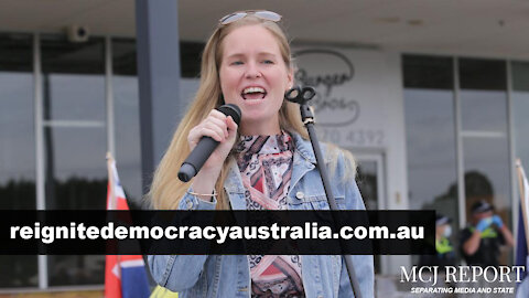 Monica from Reignite Democracy Australia