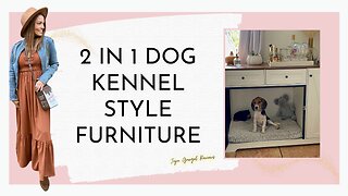 Dog kennel furniture with storage review