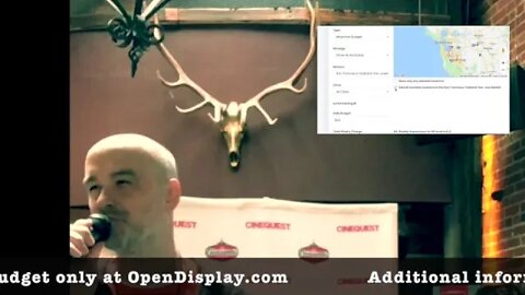 Maximize Budget OpenDisplay.Com Clip from Cinequest