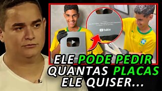 A VERDADE SOBRE A PLACA DO YOUTUBE DO LUVA DE PEDREIRO (Cara a Tapa - Allan Jesus) FlowPah Cortes