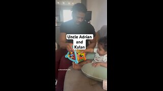 Uncle Adrian and Kylan #success #motivational #goals #family #babysitting #life #fitness #babyboy