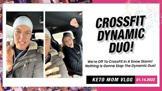 Friday Off To CrossFit! Dynamic Duo! | Keto Mom Vlog