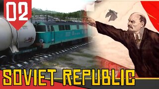 Vendendo COMBUSTÍVEL de TREM - Workers and Resources Soviet Republic #02 [Gameplay Português PT-BR]