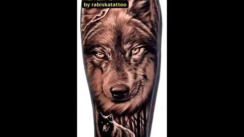 Wolf #shorts #tattoos #inked #youtubeshorts
