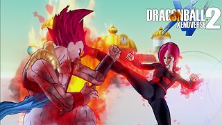 In The Realm Of Gods SSG Gogeta Vs SSG Jessie Kasai | Dragonball Xenoverse 2 Mods