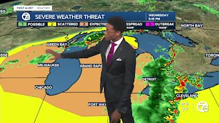 Storms possible again tonight for metro Detroit