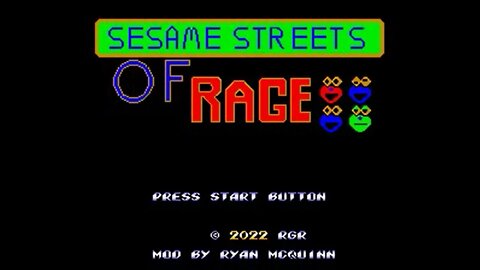 Sesame Streets Of Rage Version 1 - (Genesis) 2022